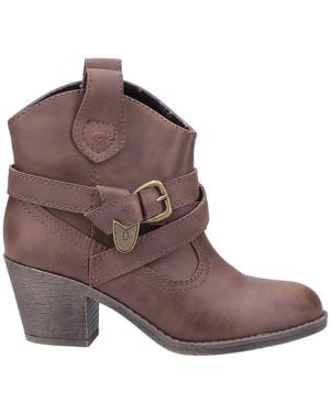 Rocket Dog Ladies Satire Ankle Boots - Brown