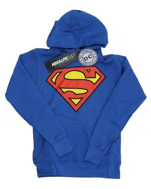 Dc Comics Superman Logo Hoodie (Koningsblauw)