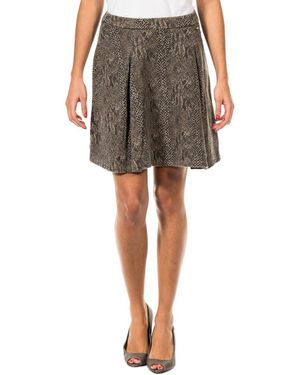 Met A-Shaped Skirt With Side Zipper 70Dgc0263 - Multicolour