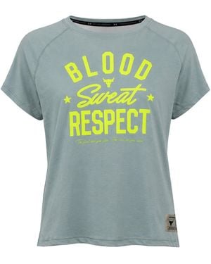Under Armour X Project Rock Bsr T-Shirt - Blue
