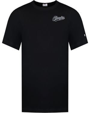 Champion Resort Ch Logo T-Shirt Cotton - Black