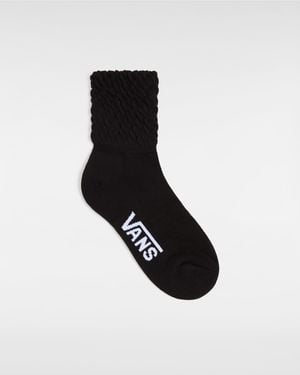 Vans Scrunch Crew Socks (1 Pair) - Black