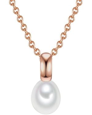Valero Pearls Sterling Necklace - Metallic