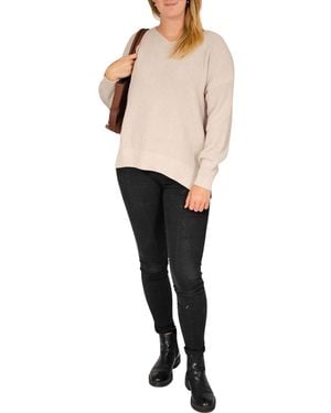 American Holic Chunky Oversize V Neck Jumper - Black