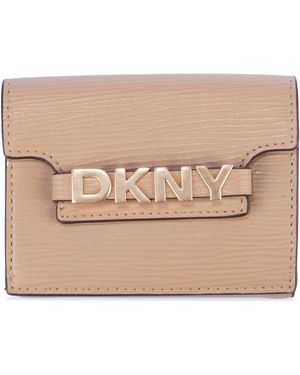 DKNY Avril Tri-Fold Wallet - Natural