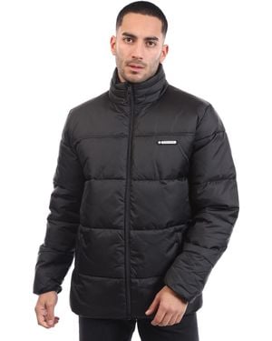 Nautica Peacock Puffer Jacket In Zwart
