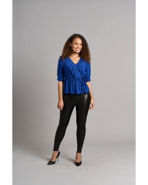 Chapter London Jasmin Franje Top - Blauw