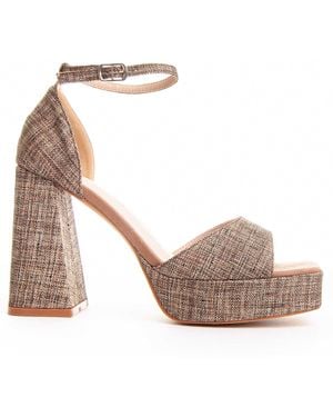 Montevita Heel Sandal Festsand7 - Brown