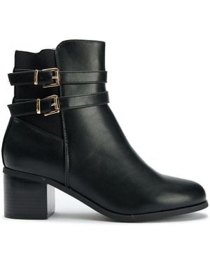 SOLESISTER Jodi Chelsea Wide Fit Boots - Black