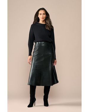 Mart Visser Delilah Leren Rok - Blauw