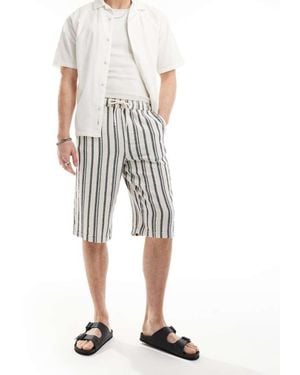 ASOS Heavyweight Textured Short - Natural