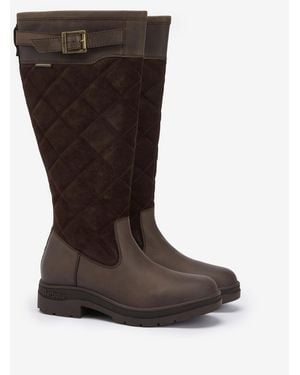 Barbour Oak Tall Boots - Brown