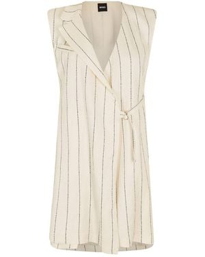 BOSS 10269863 01 Jersey Skirt - Natural