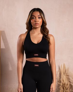 cocoblend Silvi Active Sports Bra - Nylon - Black