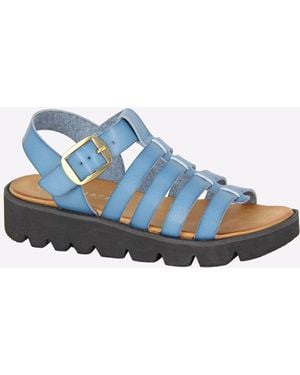 Cipriata Azia Wedge Sandal - Blue