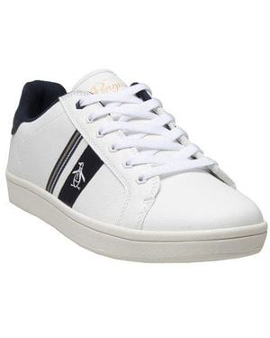 Original Penguin Steadman Retro Trainers - White