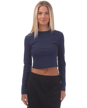 BOSS Dafilomena_3 Stacked Logo Top - Blue