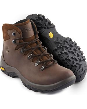North Ridge Traverse Waterproof Walking & Hiking Mid Boots With Vibram Outsole - Brown