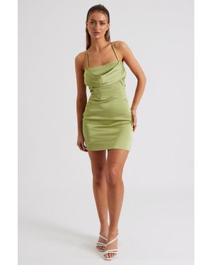 Urban Bliss Belle Corset Slip Dress - Green
