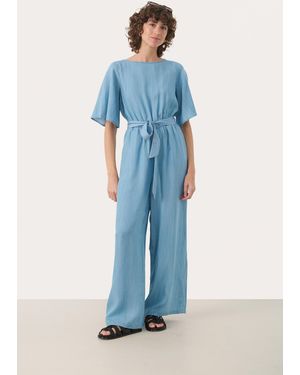 Part Two Jumpsuit Easy Fit Light - Blauw