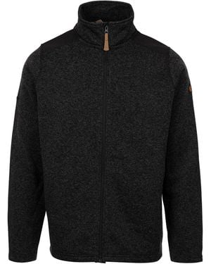 Trespass At200 Thurley Fleece Jacket (Dark Flint Marl) - Black