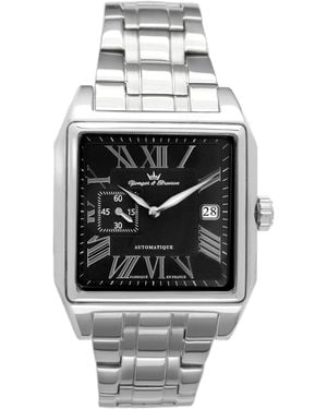 Yonger Stainless Steel And Dial Watch - Black
