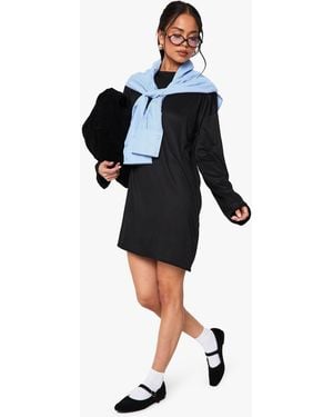 Boohoo Oversized T Shirt Dress - Black