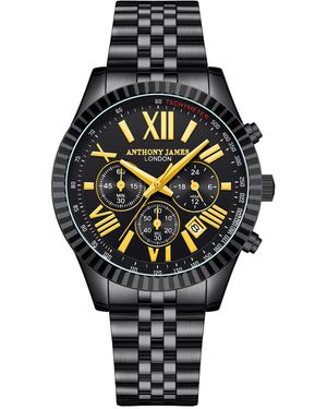 Anthony James Hand Assembled Limited Edition Chrono Sports - Metallic