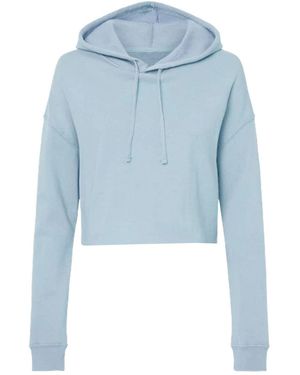 Miso Cropped Hoodie - Blue