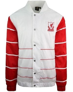 Majestic L.F.C Liverpool Fc Bomber Jacket - Red