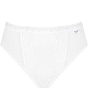 Sloggi Control Tai 2 Pack Briefs - White