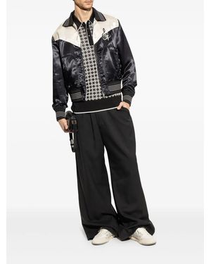 Amiri Ma Music Note Blouson - Black