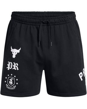 Under Armour Terry Fleece Jogger Shorts - Black