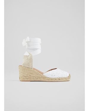 LK Bennett Maureen Casual Sandals - White