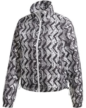 adidas Originals Allover Print Track Top - Black