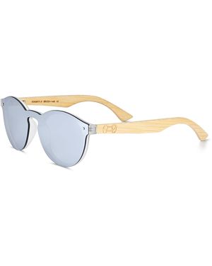 Earth Wood Tulum Polarized Sunglasses - Metallic