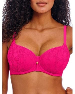 Freya Nomad Nights Sweetheart Bikini Top - Pink