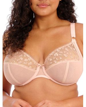 Elomi Namrah Bandless Plunge Bra - Brown