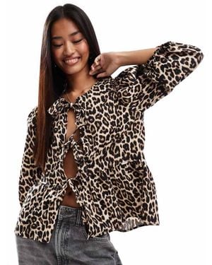 ONLY Bow Detail Top - Multicolour