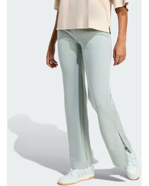 adidas Soft Lux Flared Trousers - Grey