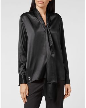 Philipp Plein Blouse Skull - Zwart
