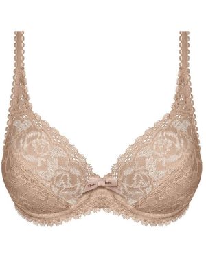 Playtex P0Dc8 Flower Elegance Recycled Underwired Bra - Natural