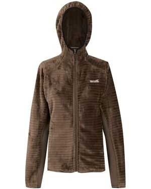 Regatta Ladies Endra Hooded Fleece Jacket - Brown