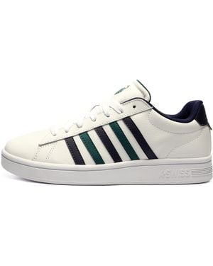 K-swiss K Swiss Court Tiebreak Ii Leather Trainers - Black