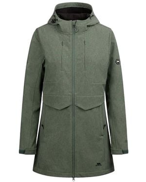Trespass Ladies Aylmer Soft Shell Jacket Willow Marl) - Green