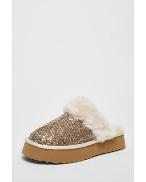 Quiz Glitter Slippers - Multicolour