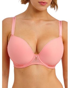 Freya Fascinate Moulded Plunge T-Shirt Bra - Pink