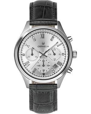 Orphelia Regal Watch Or31802 Leather (Archived) - Black