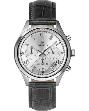 Orphelia Regal Watch Or31802 Leather (Archived) - Black