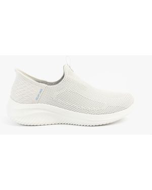 Skechers Ultra Flex 3.0-Easy Win Trainers Light Textile - White